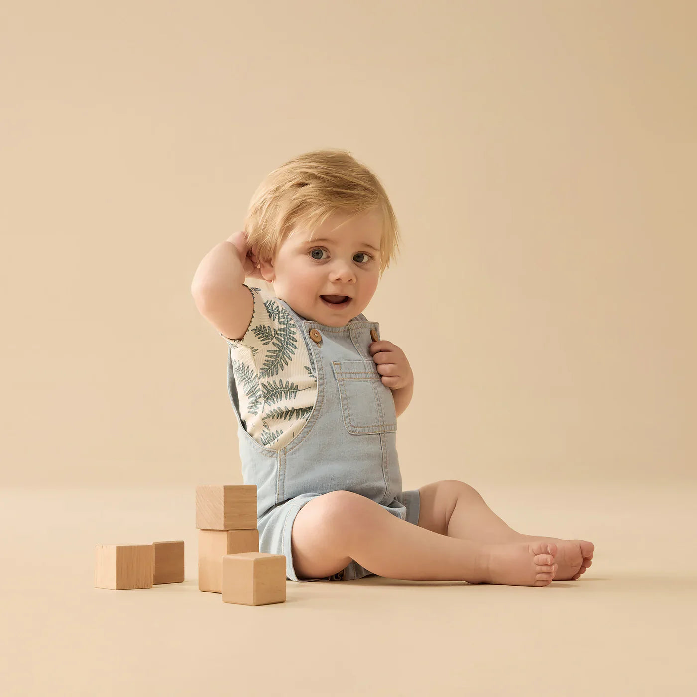 Organic Denim Overall | Wilson + Frenchy