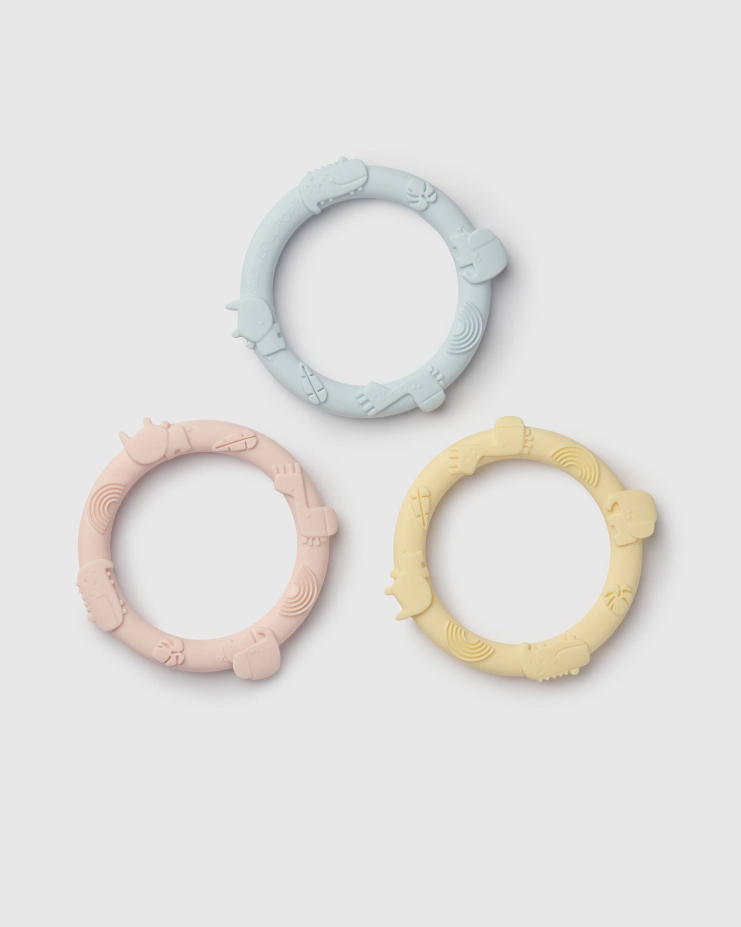Anneau de dentition sauvage - Pastel