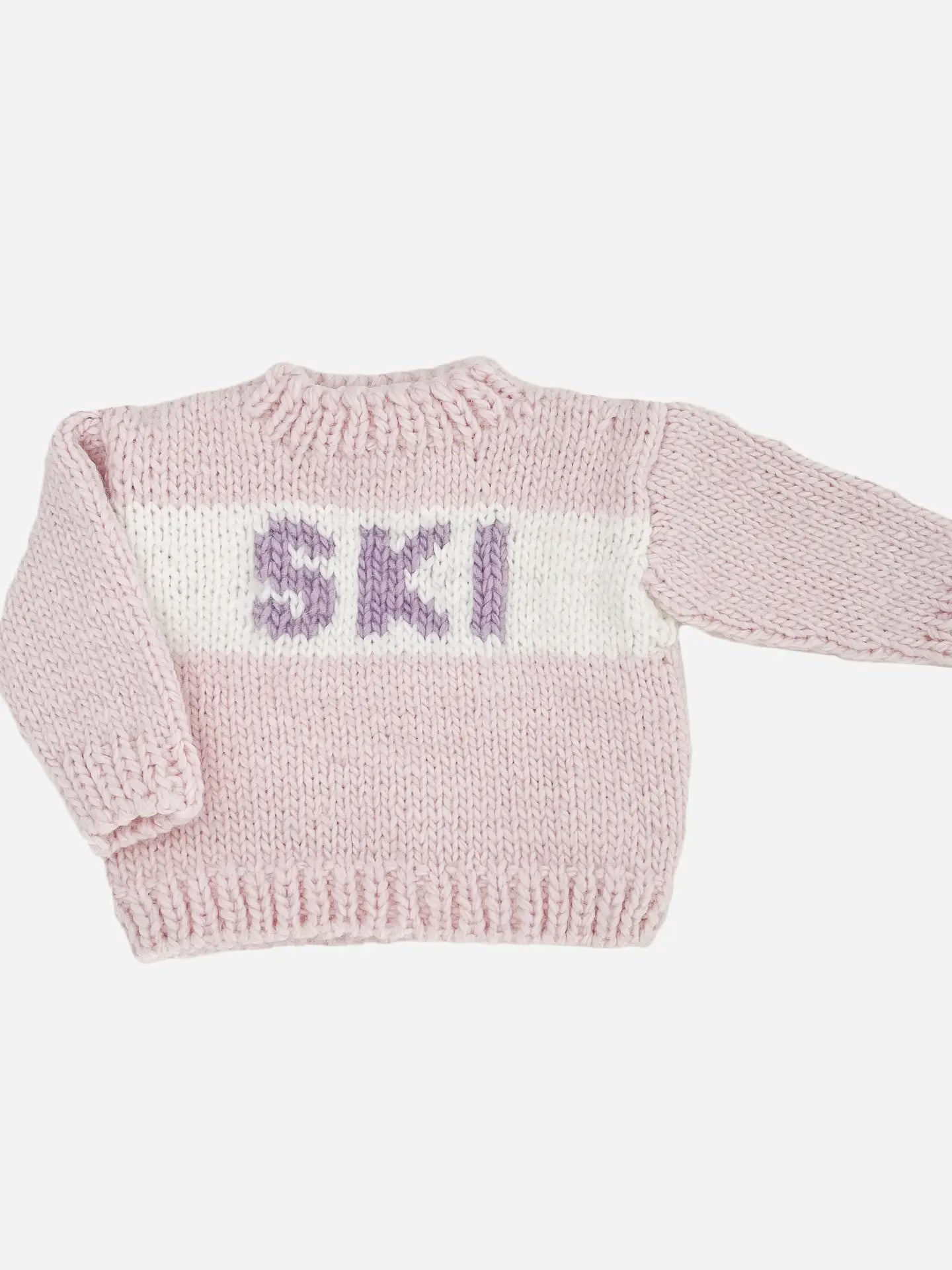 Chandail de ski | Rose bébé | The Blueberry Hill