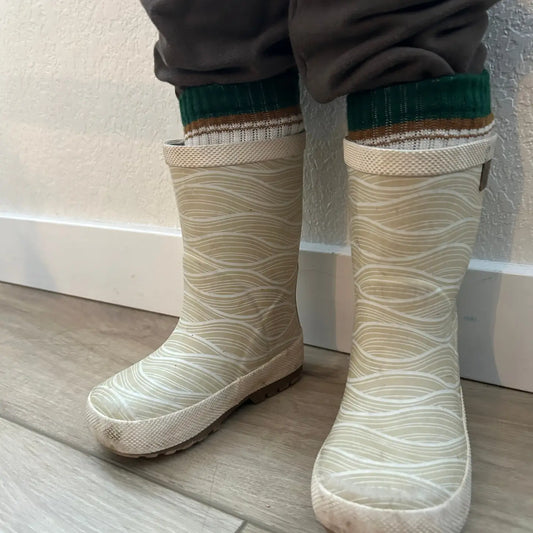 Chaussettes hautes 95% laine mérinos anti-humidité