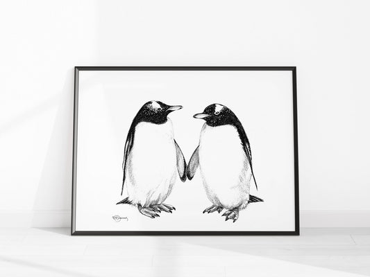 Manchots papous - Imprimer