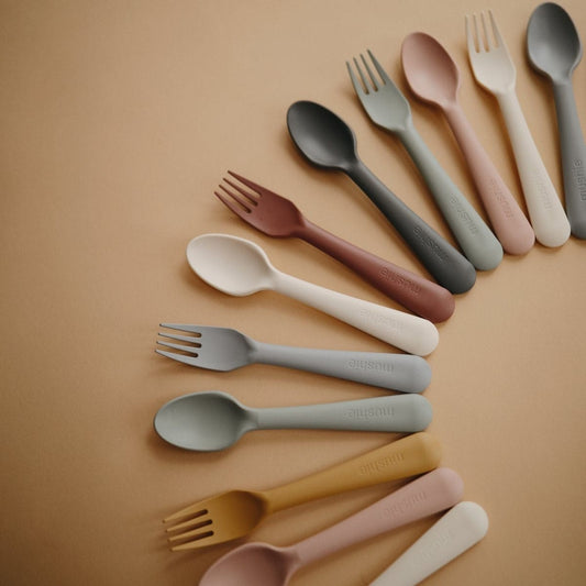 Plastic Fork and Spoon Set
