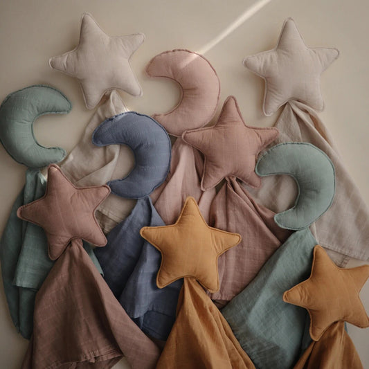 Muslin Lovey Cuddle Blanket - Organic Cotton