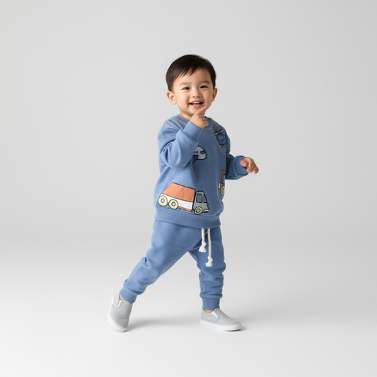Ensemble de jogging en coton Travel Boy