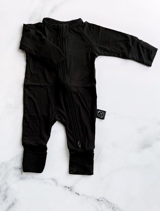 Pyjama réglisse noir en bambou