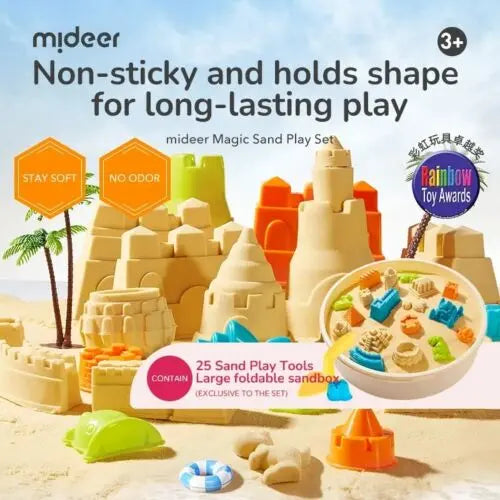 Magic Sand Play Set (2 Kg With 25 Accessories)