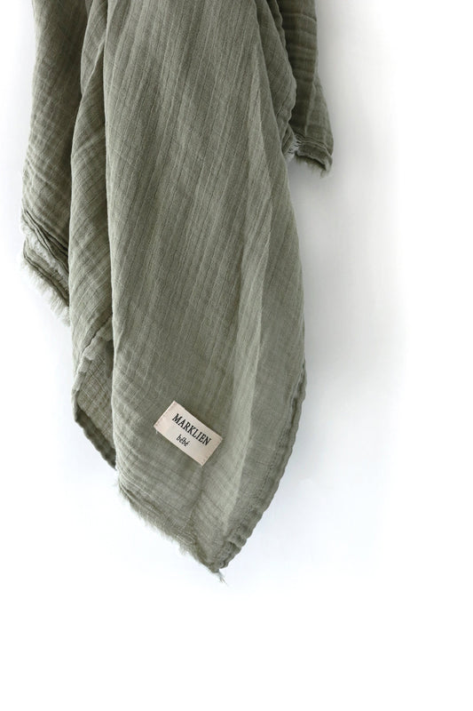 Muslin Swaddle Basil