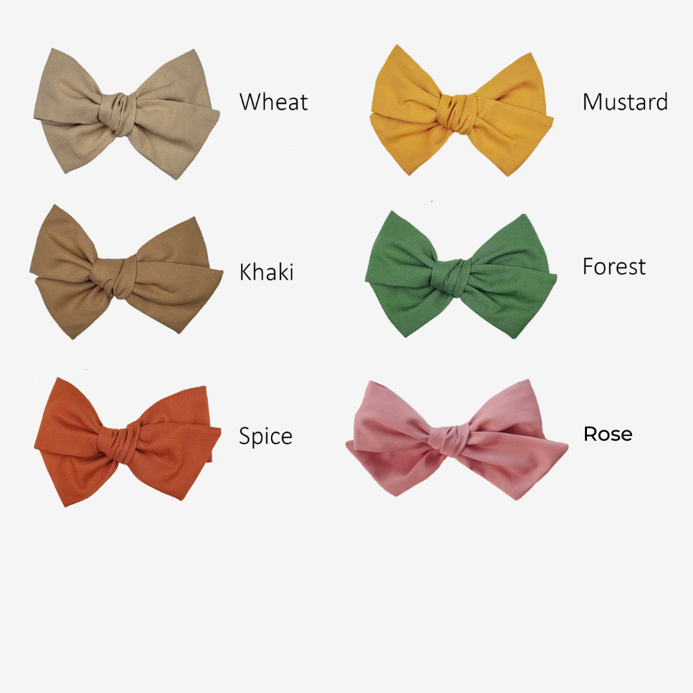Grandes boucles pour bébé – 14 couleurs offertes