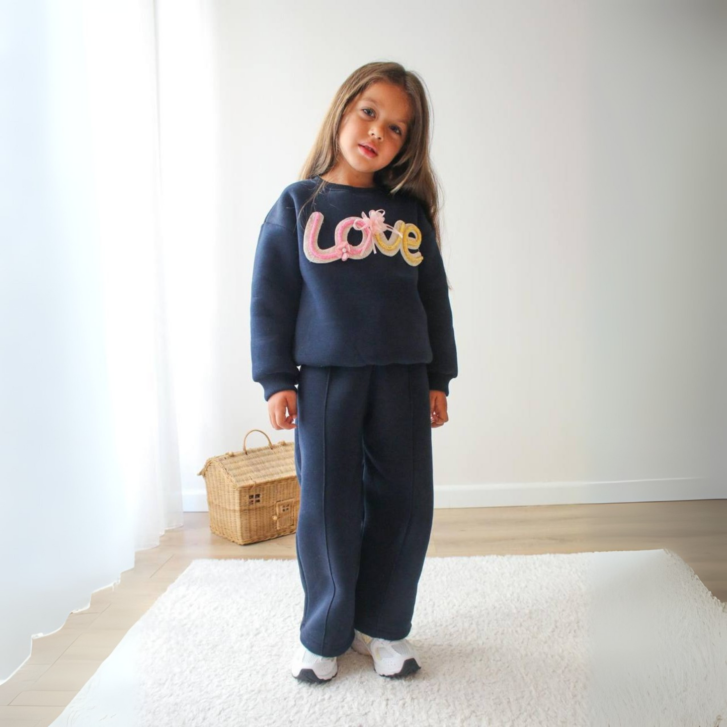 Ensemble décontracté Love Chic pour filles
