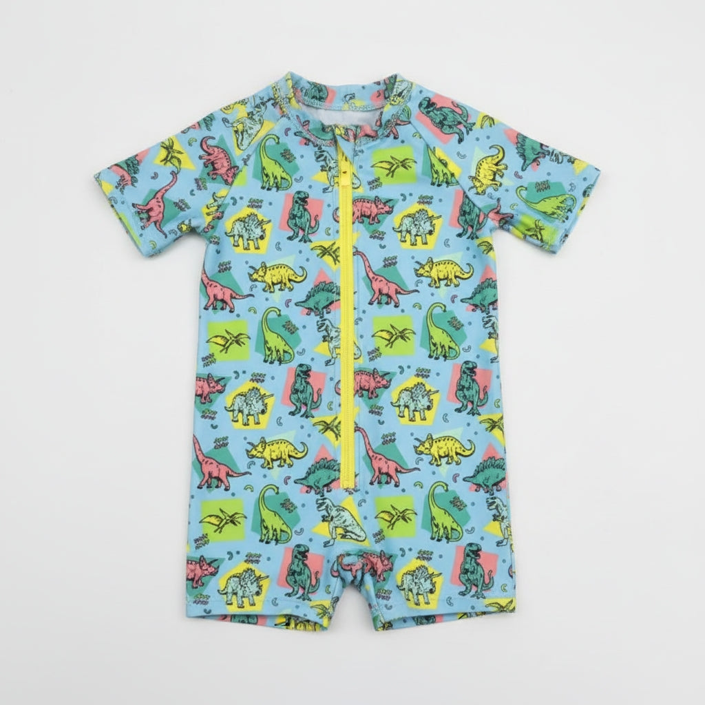 Maillot de bain rétro dinosaures