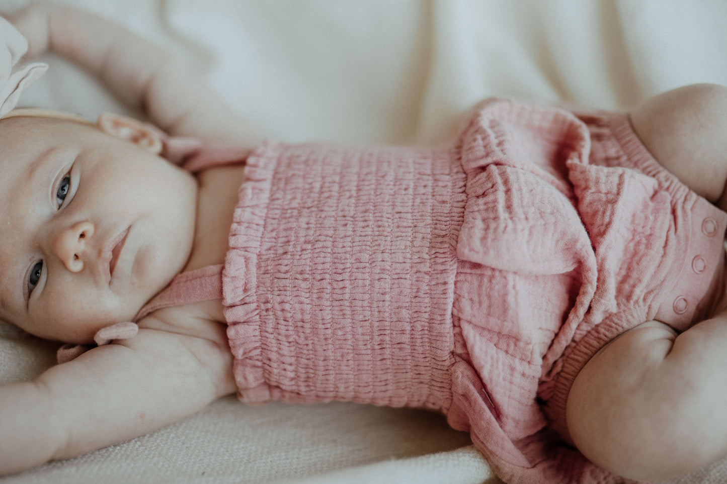 Muslin Romper - Rose