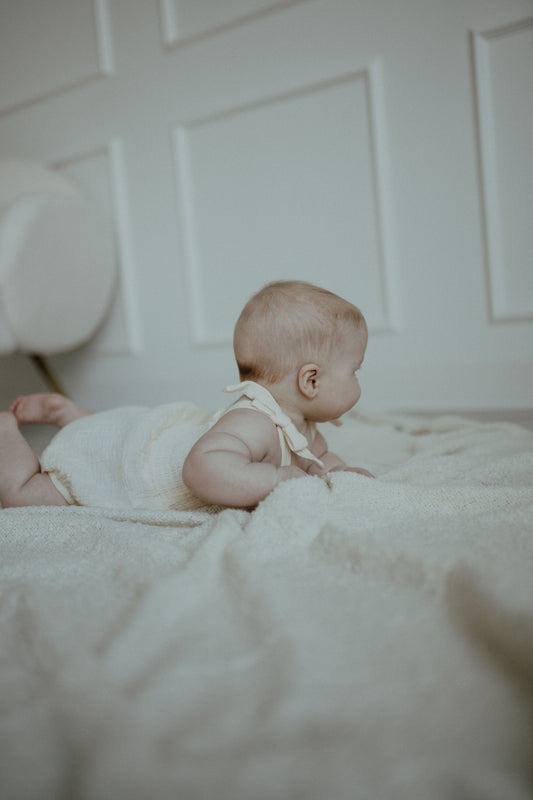 Muslin Romper - Buttercream