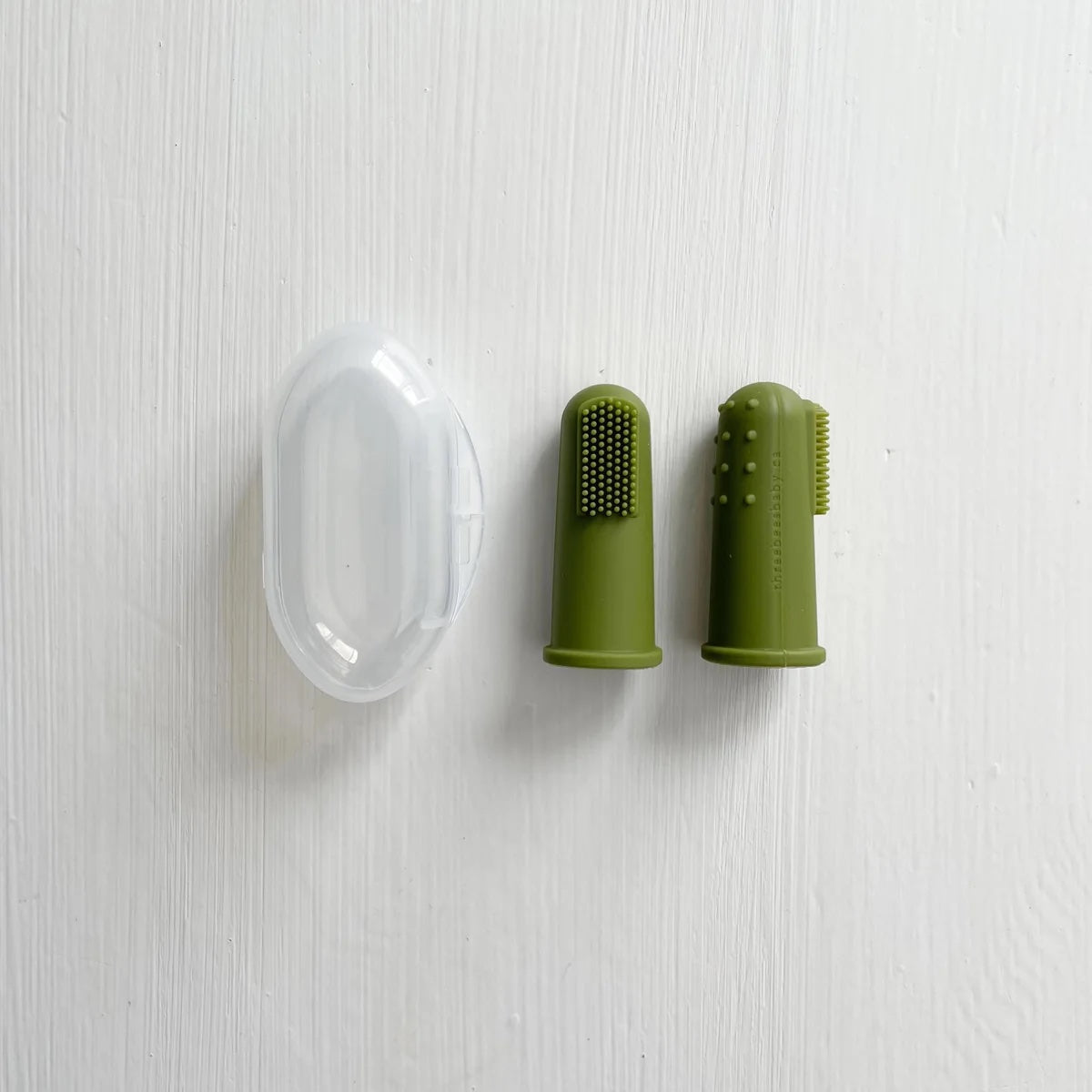 Brosse à dents de doigt en silicone (6 couleurs)
