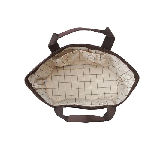 Sac fourre-tout en toile de coton biologique | Anthracite