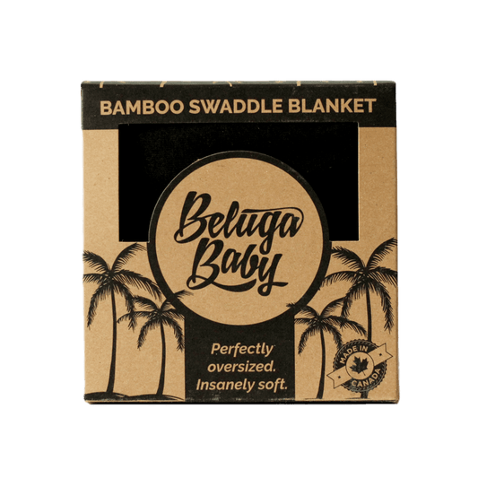 Beluga Perfect Bamboo Swaddle – Sawyer, Black
