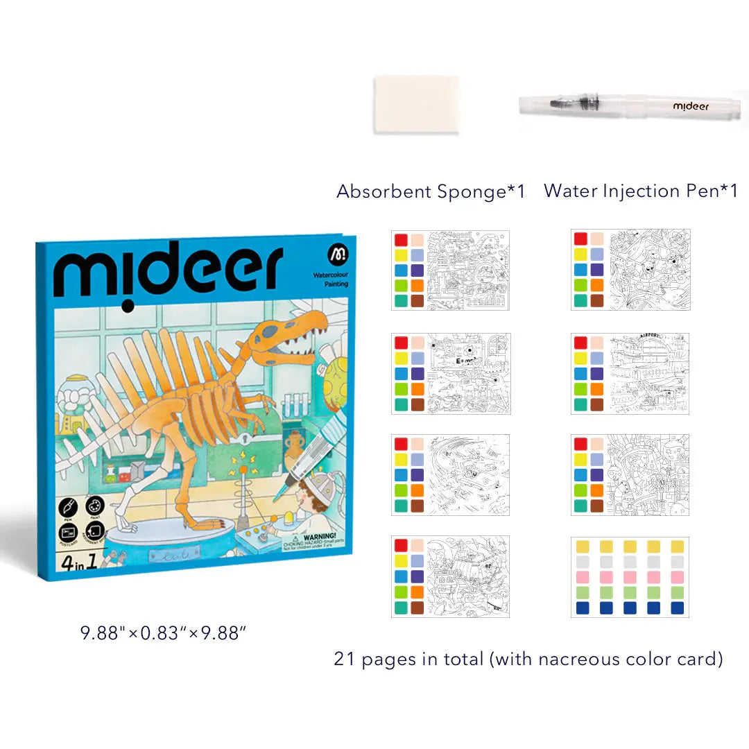 Peinture à l'aquarelle : Expédition au pays des merveilles