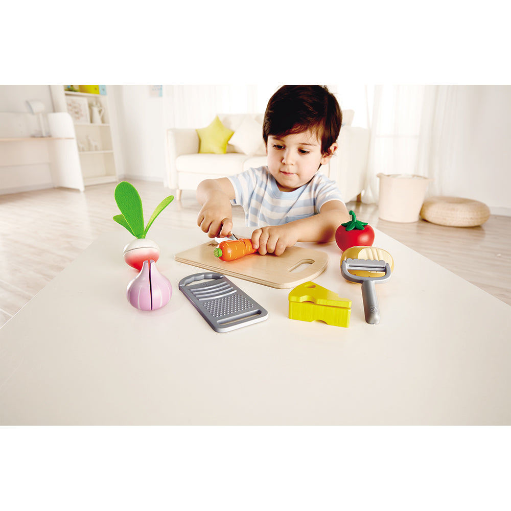 Hape Cooking Essentials Wooden Toy Set