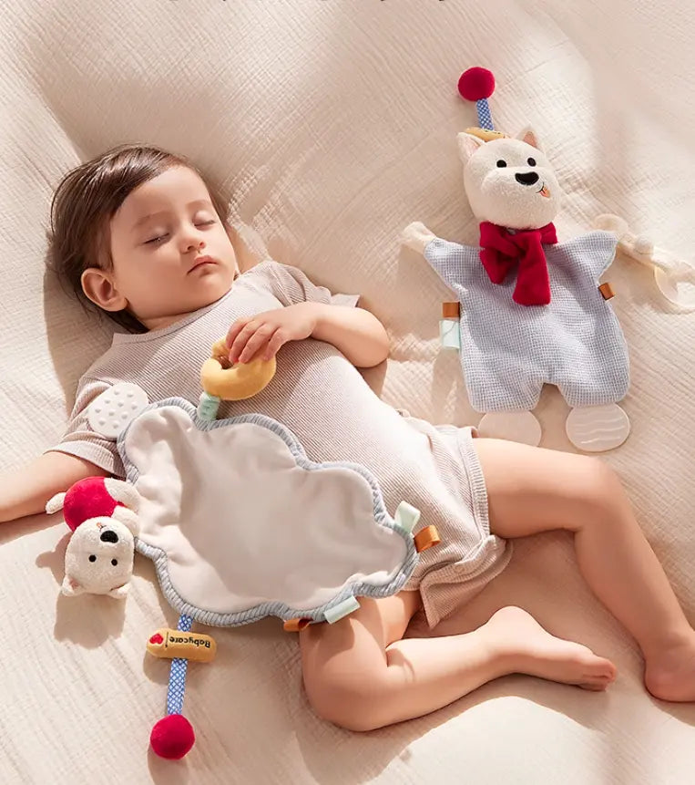 Baby Comforter Blanket & Teething Plush Toy