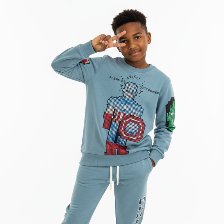 Ensemble de jogging décontracté American Hero
