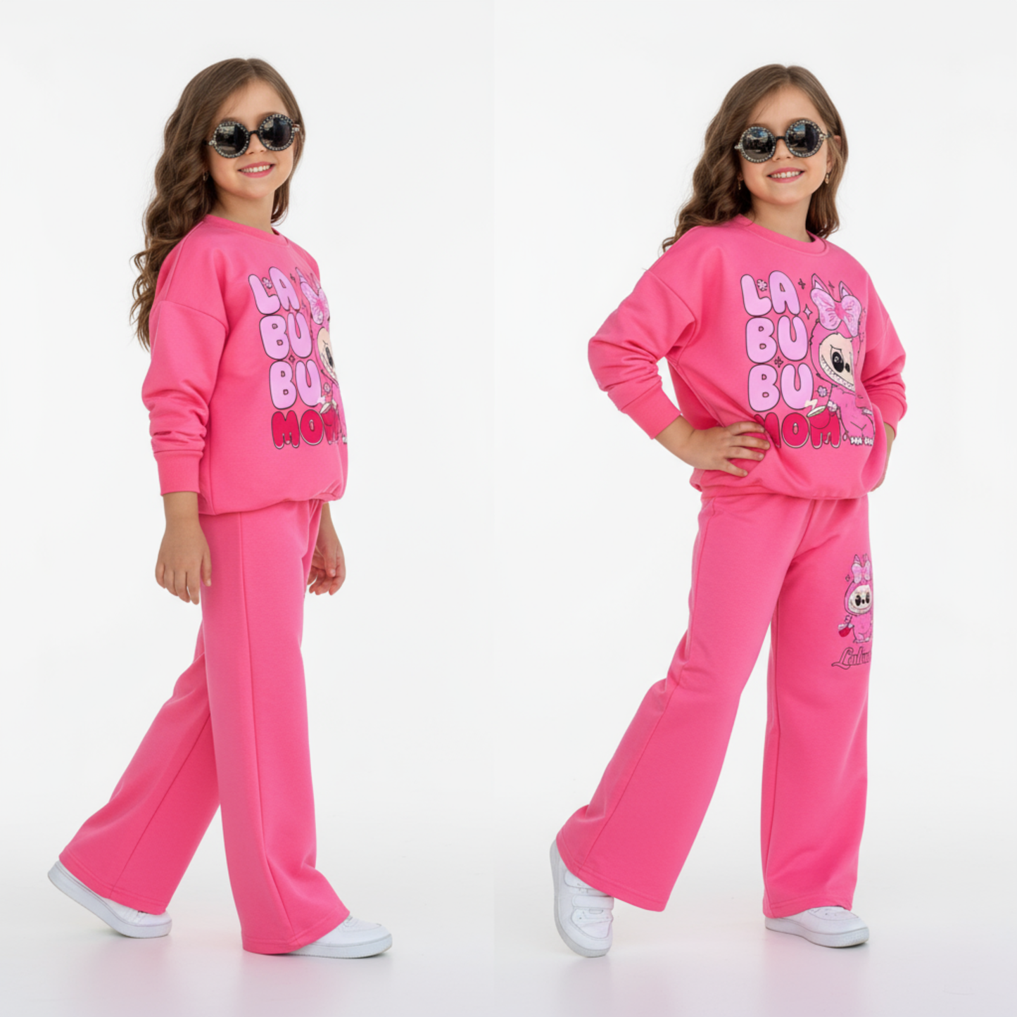 Ensemble décontracté pour filles Sweet LA-BU-BU