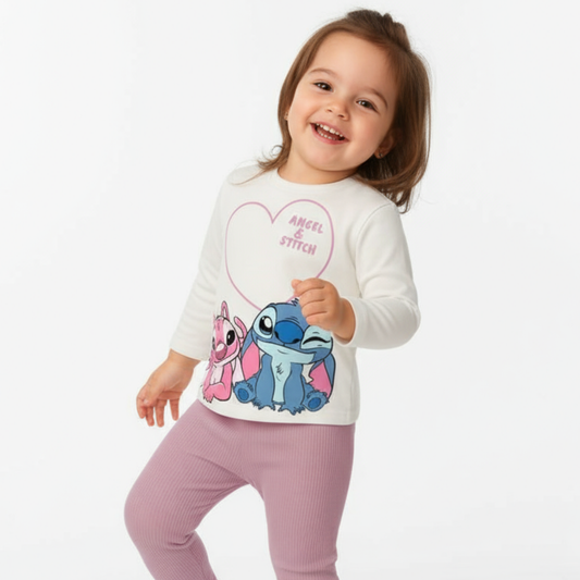 Angel Leggings Girls Casual Set