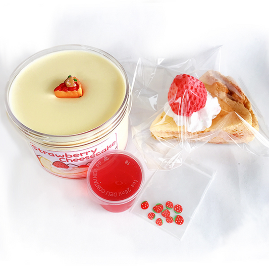 Slime Gâteau au fromage aux fraises