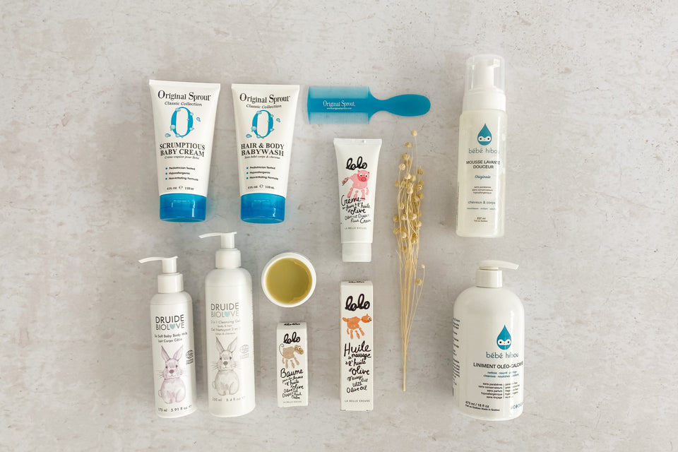 8 incontournables pour dorloter la peau de bébé