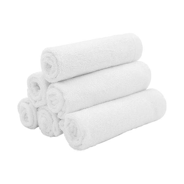 Débarbouillettes et serviettes