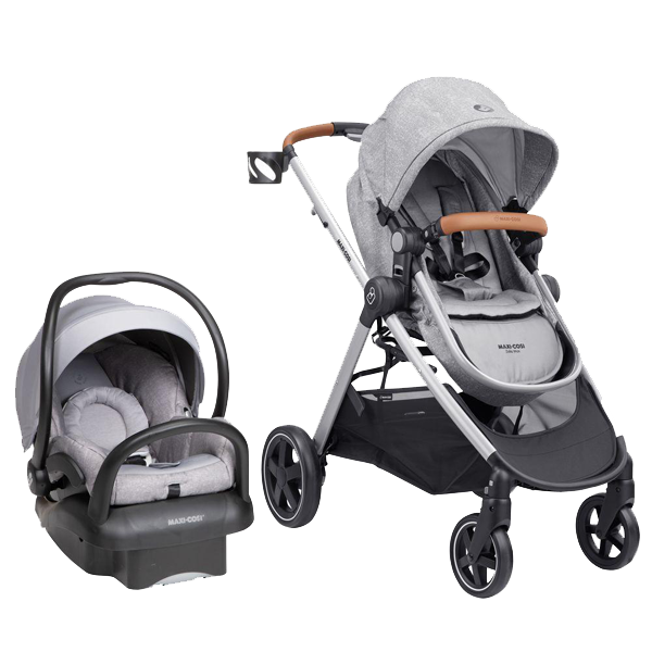 Ensemble poussette et siège d'auto bébé