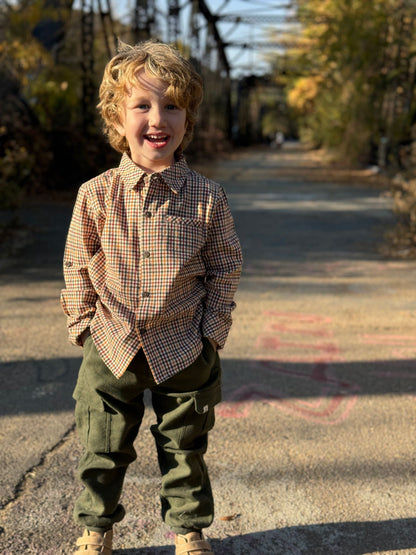 Pantalon cargo Arnie | Olive | Me & Henry