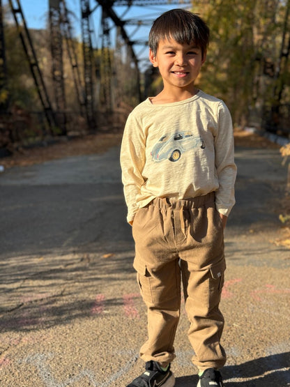 Pantalon cargo Arnie | Beige | Me & Henry