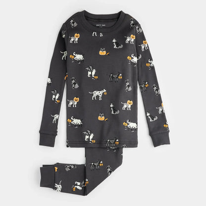 Ensemble de pyjama Howl-oween sur asphalte | Petit Lem