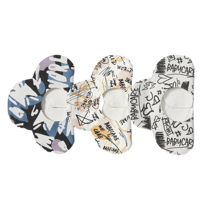 Flower Waterproof Bib 3pcs