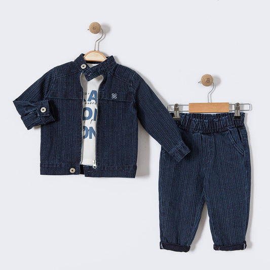 Denim Daniel Baby 3-Piece Outfit