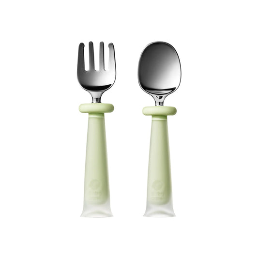 Stainless Steel Spoon & Fork Set 2pcs