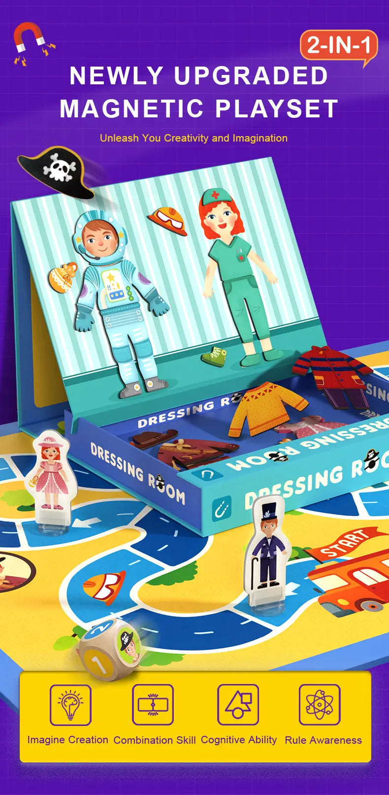 Magnetic Playset: Pattern Fun