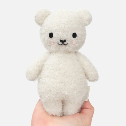Ours en bouclettes pour bébé (Ivoire) | Cuddle + Kind