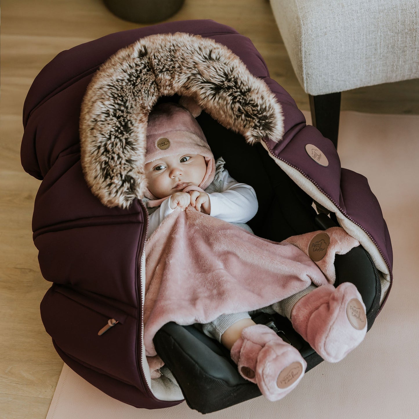 Petit coulou Winter car seat cover - Classic collection (-30°C to 5°C)