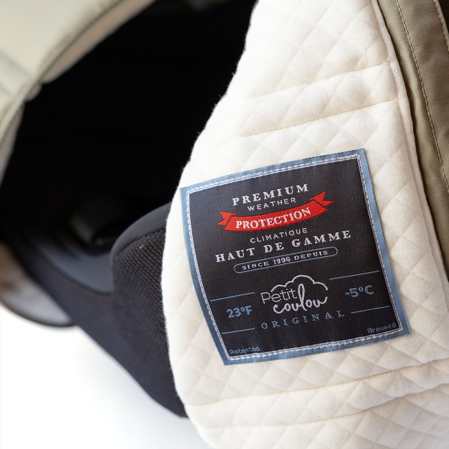 Petit coulou Lightweight car seat cover (-5°C to 15°C)