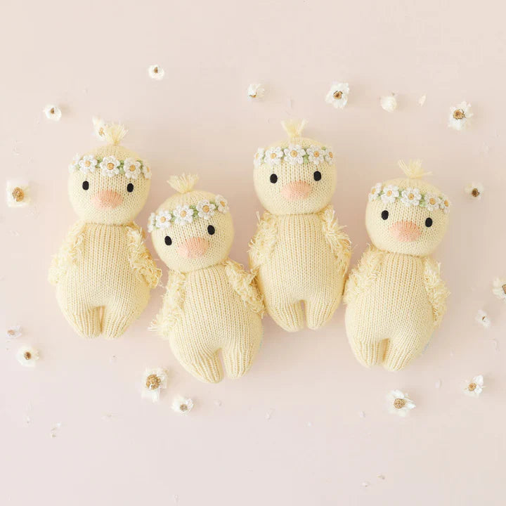 Bébé caneton (ivoire fleuri) | Cuddle + Kind