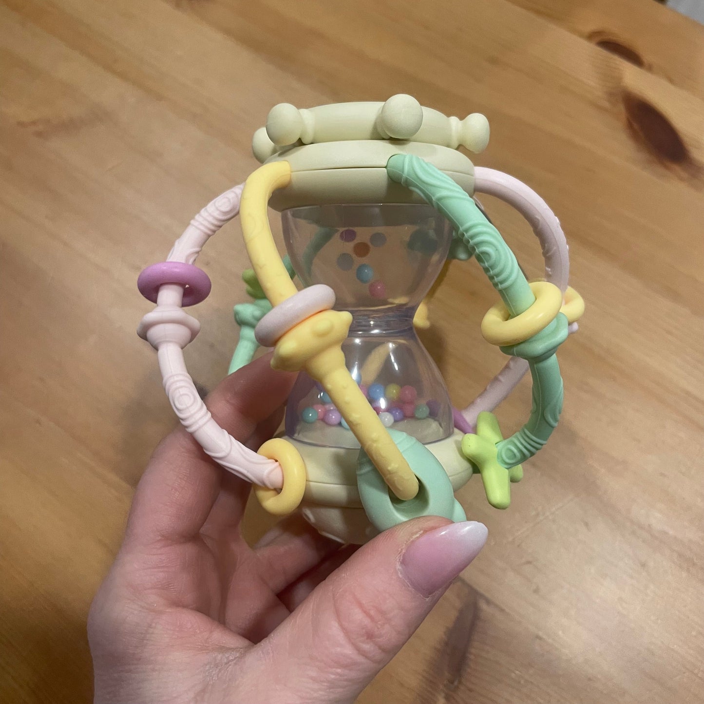 Pastel rattle toy