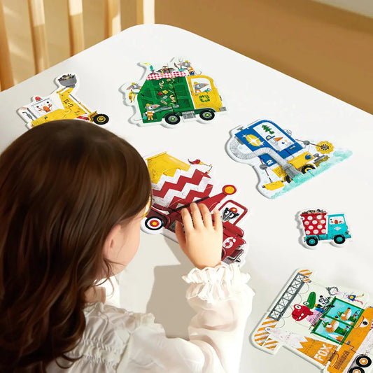 My First Artist Puzzle: Construction Vehicles