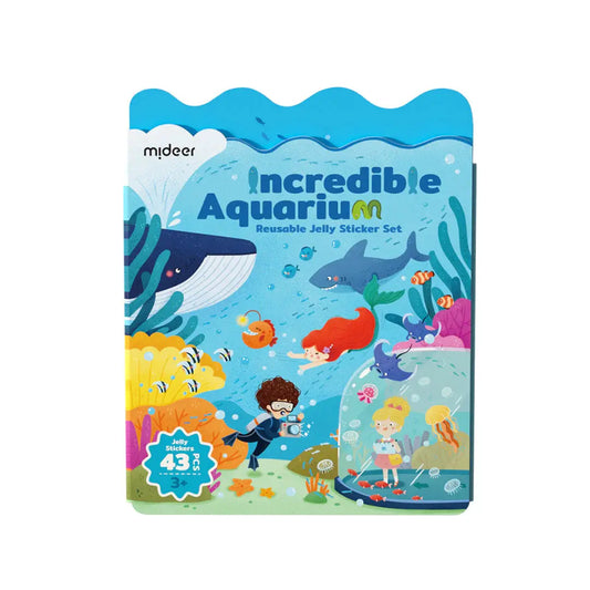 Reusable Jelly Sticker Set - Incredible Aquarium