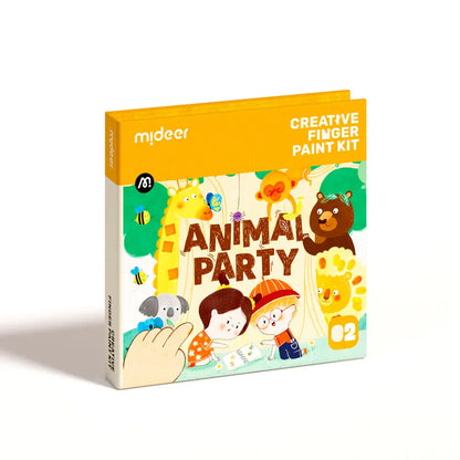 Kit créatif de peinture au doigt : Fête des animaux