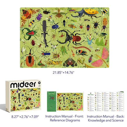 Apprenons le puzzle : Le monde des insectes 126P