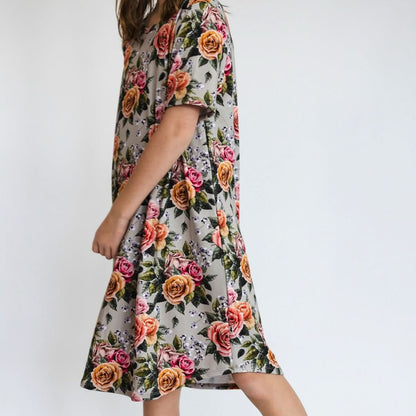 Youth Rayon from Bamboo Winslow Dress | Antique Floral