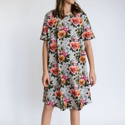 Youth Rayon from Bamboo Winslow Dress | Antique Floral