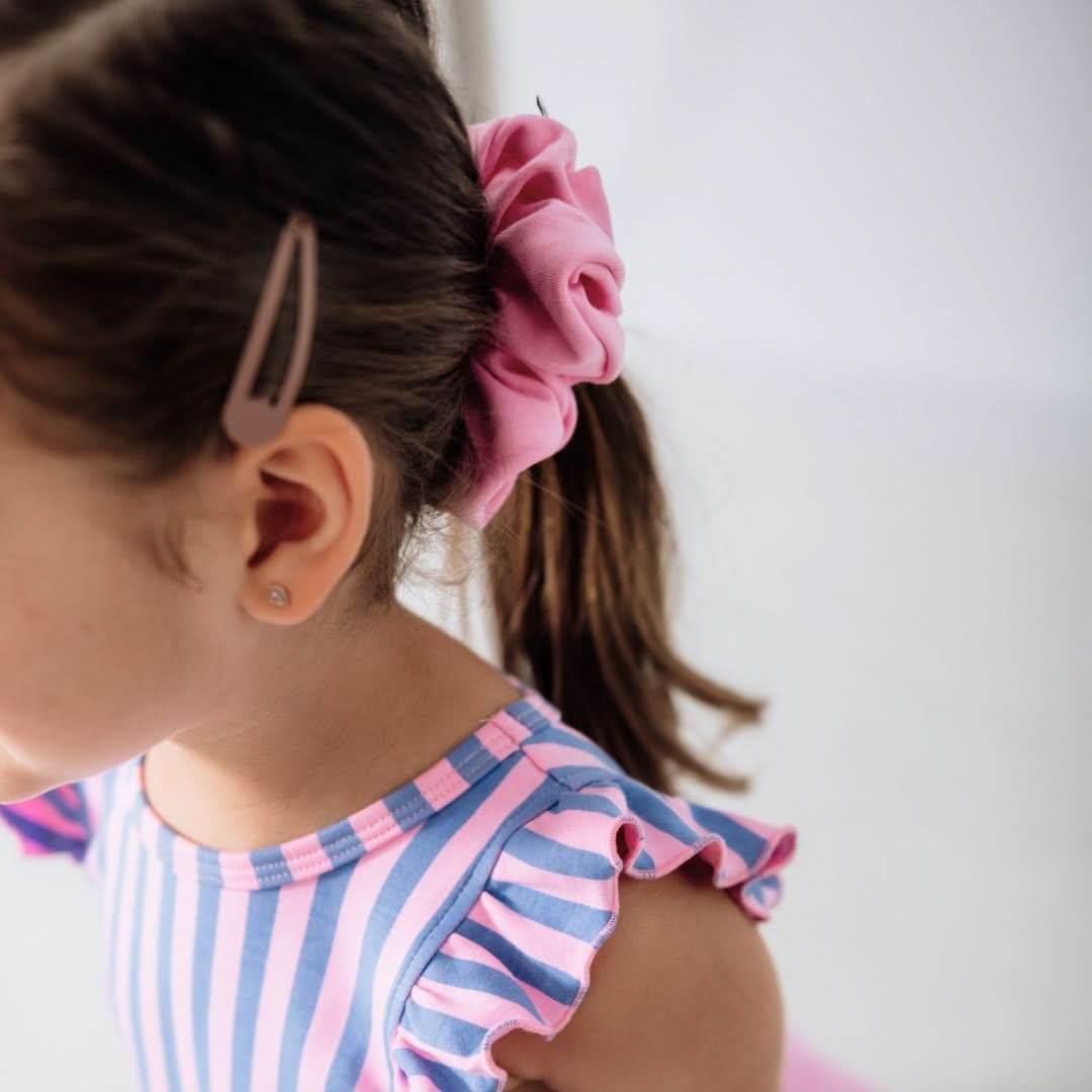 Bamboo Scrunchie | Taffy Pink