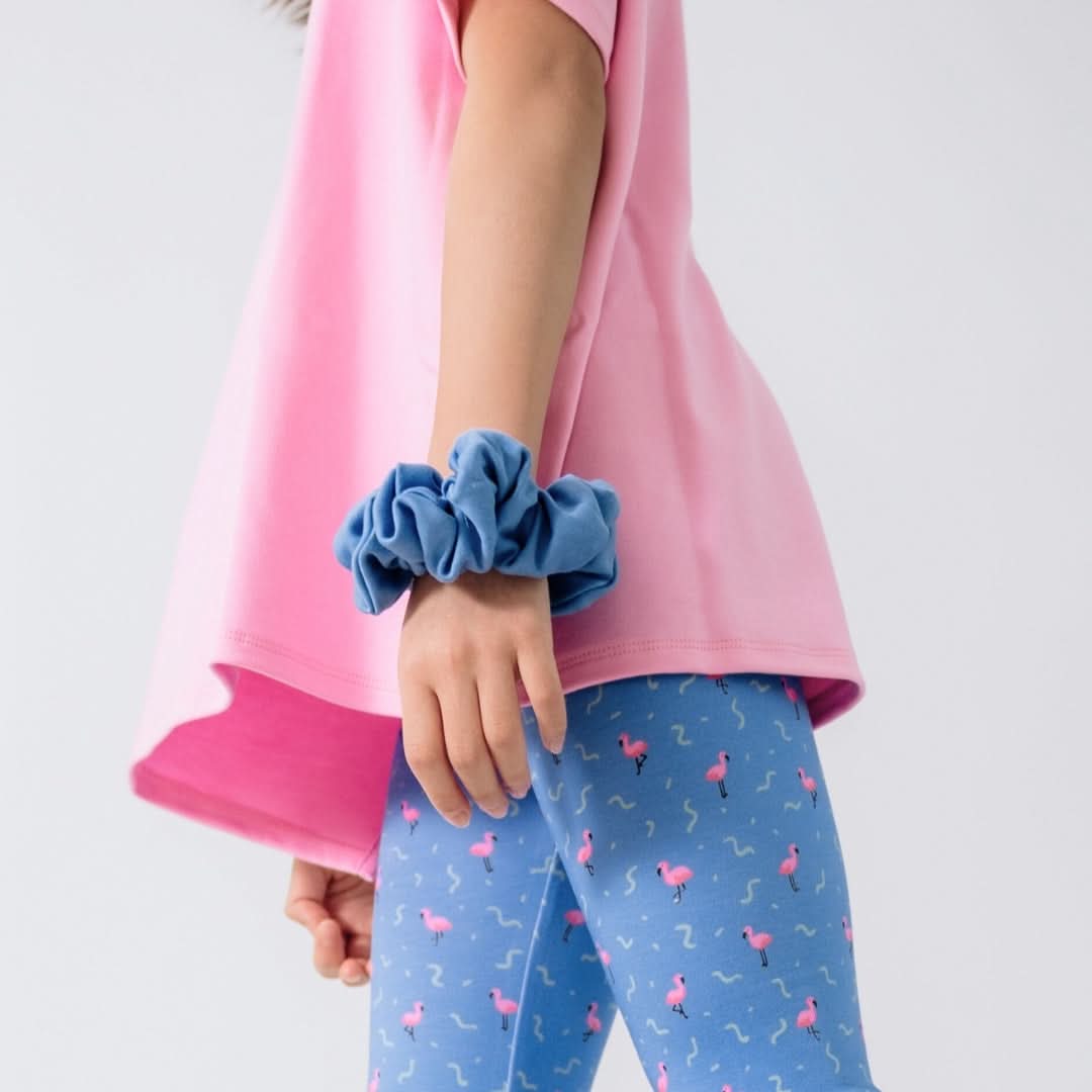 Bamboo Scrunchie | Tidal Blue