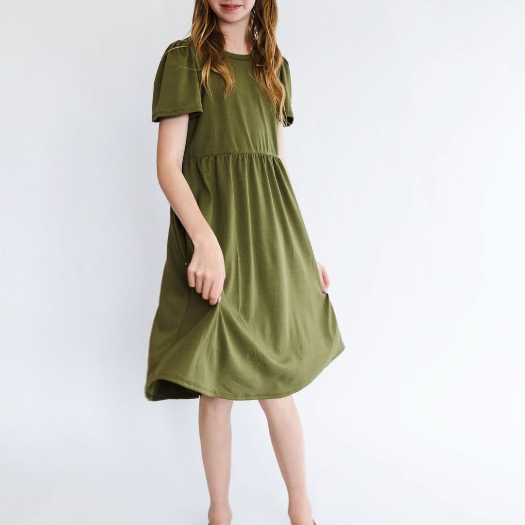 Youth Bamboo Kaia Dress | Antique Floral